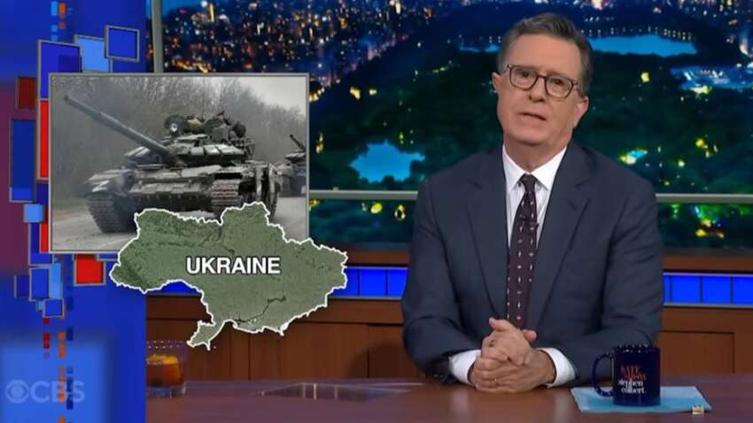 Скандал: у The Late Show показали карту України без Криму (ВІДЕО)
