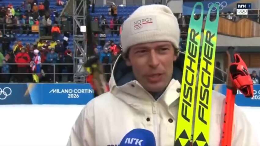 Олимпийский призер по биатлону после финиша публично признался в измене любимой (ВИДЕО)