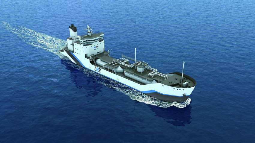 Японцы начали разработку судна на водородном топливе