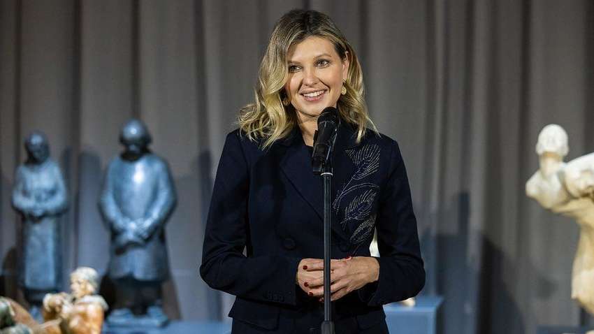  Елена Зеленская покорила сеть: первая леди в total black посетила Львов