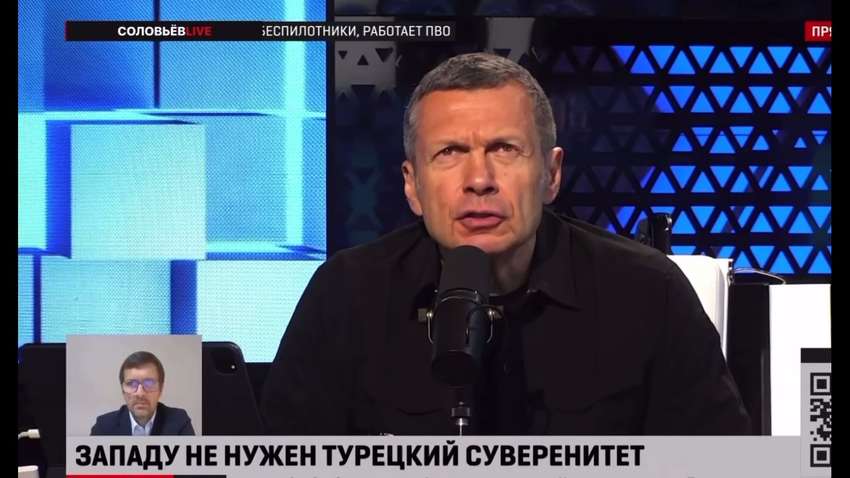 Соловьев возмутился, что россияне радуются ударам дронов по Москве