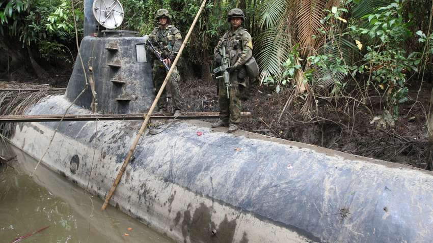В Европе впервые задержали субмарину с наркотиками