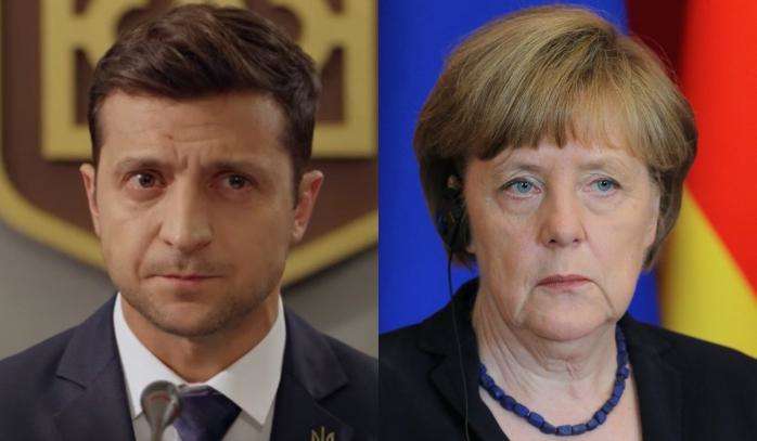 Зеленський знову обговорив з Меркель питання Донбасу по телефону