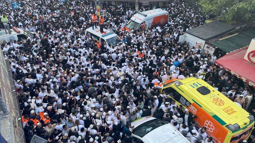 В Украине работают израильские полицейские: сколько хасидов приехало в Умань В Украине работают израильские полицейские: сколько хасидов приехало в Умань