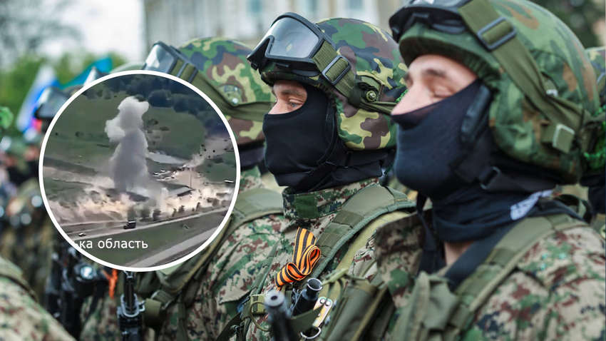 Розбіглися як мурахи: українські військові атакували російську базу (ВІДЕО)