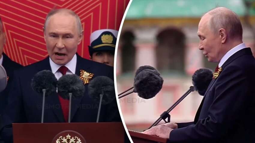 Путін відмовляється приймати нову реальність: що насправді показав парад 9 травня в Москві