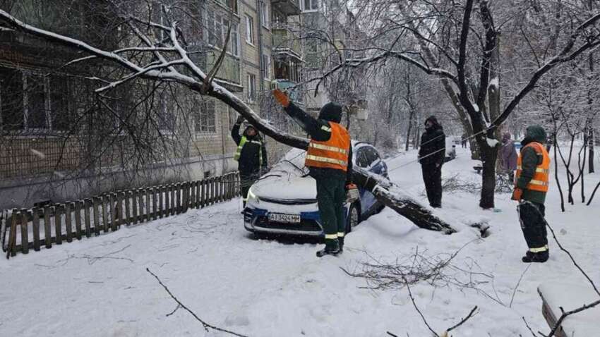 Киев накрыл сразу двумя ударами: непогода и ночная атака РФ покинули сотни поваленных деревьев по всему городу Киев накрыл сразу двумя ударами: непогода и ночная атака РФ покинули сотни поваленных деревьев по всему городу