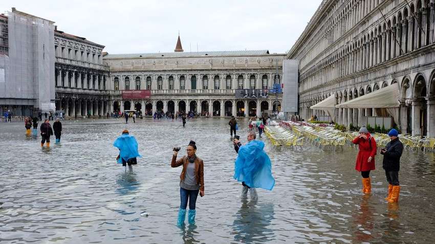 У Венеції перевищено критичний рівень "високої води"