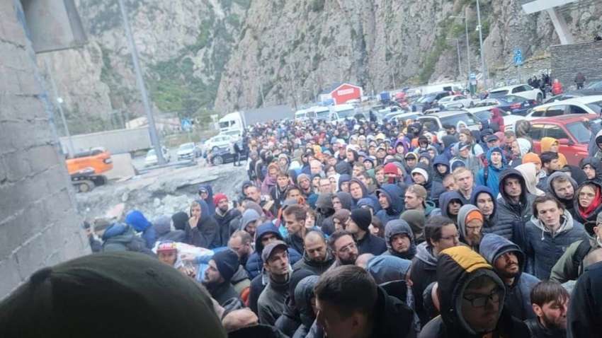 Росіян, які біжать до Грузії, забиратимуть прямо на кордоні