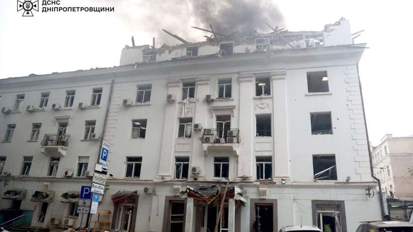 Россияне придумали циничное оправдание удара по Днепру Россияне придумали циничное оправдание удара по Днепру