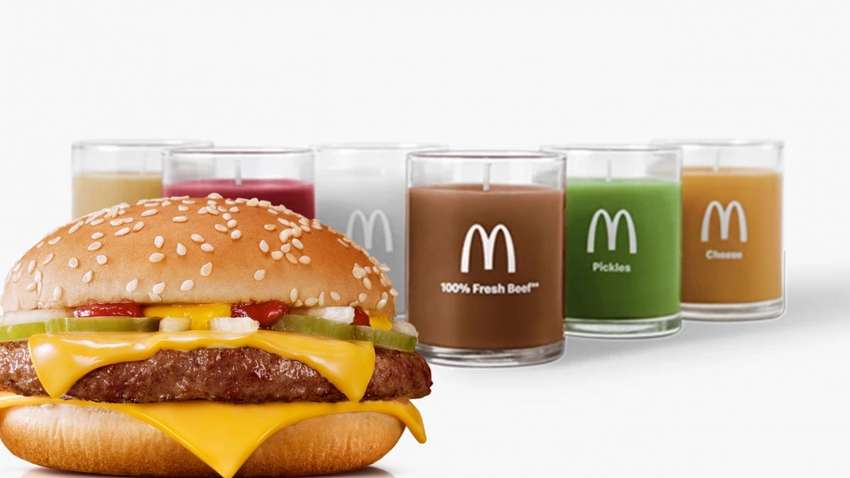 McDonald’s выпустил набор свечей с запахом популярного чизбургера