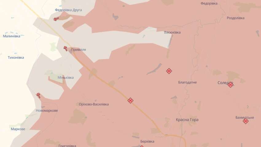 Трасса Бахмут—Славянск под контролем: где ВСУ провели зачистку