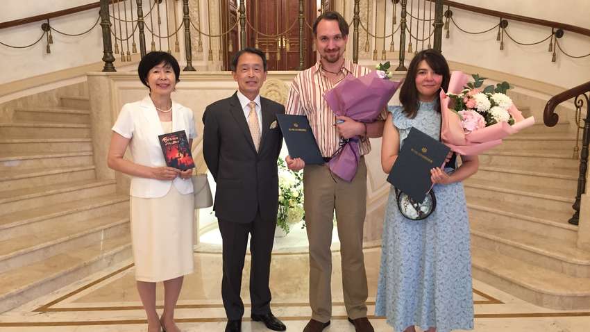Посол Японії вручив нагороди українським призерам міжнародного конкурсу японських коміксів манга