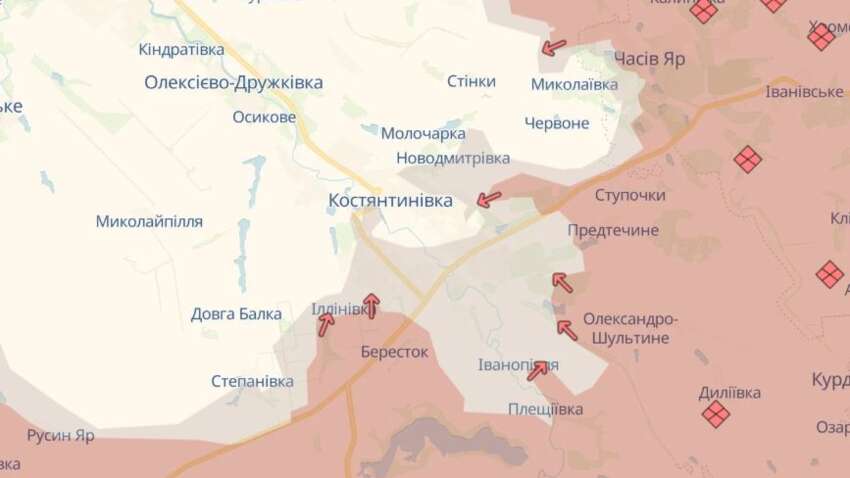 Заявления оккупантов об «окружении»: что на самом деле происходит под Константиновкой и Лиманом