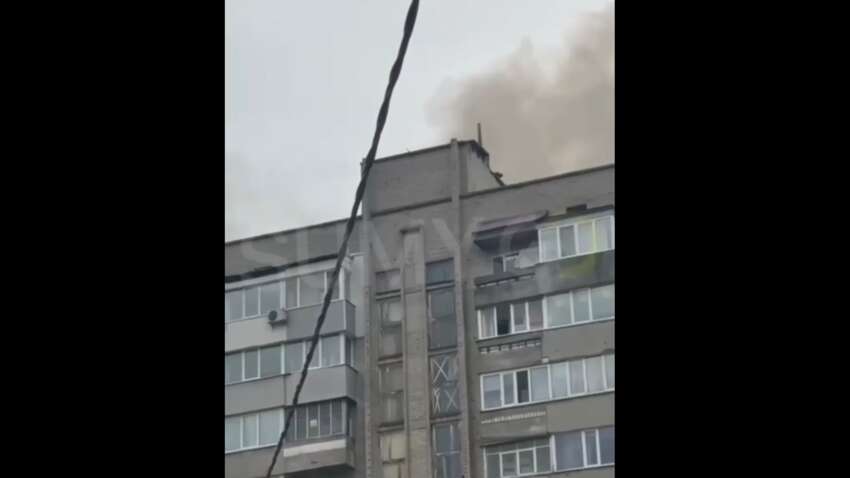 Взрывы в Сумах: попадание в жилой дом Взрывы в Сумах: попадание в жилой дом