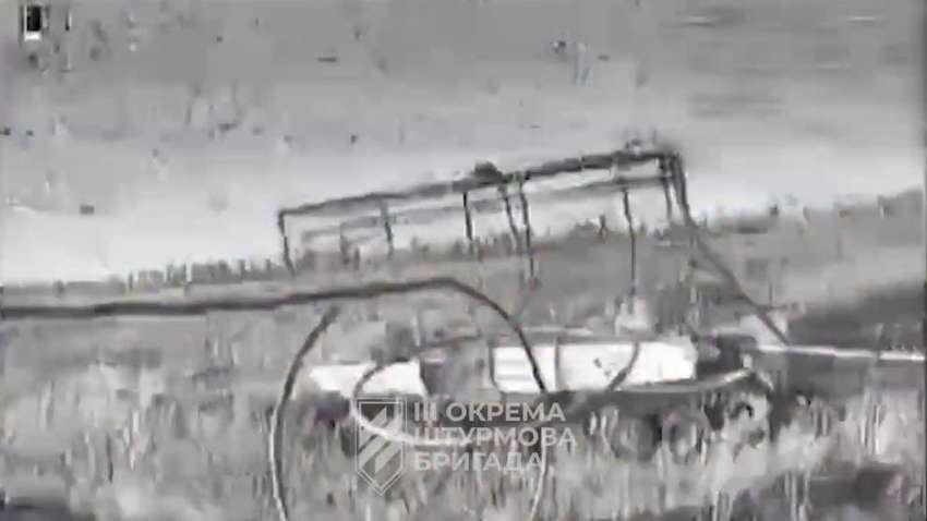 «Мангалы» не помогли: в Третьей штурмовой показали уничтожение техники оккупантов