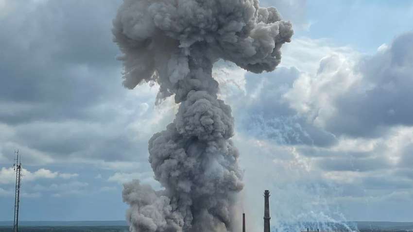 На взорванном российском заводе работали над секретным оружием На взорванном российском заводе работали над секретным оружием