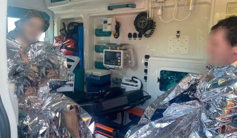 Хотіли втекти, а застрягли в болоті: двоє з Запоріжжя заблукали на кордоні