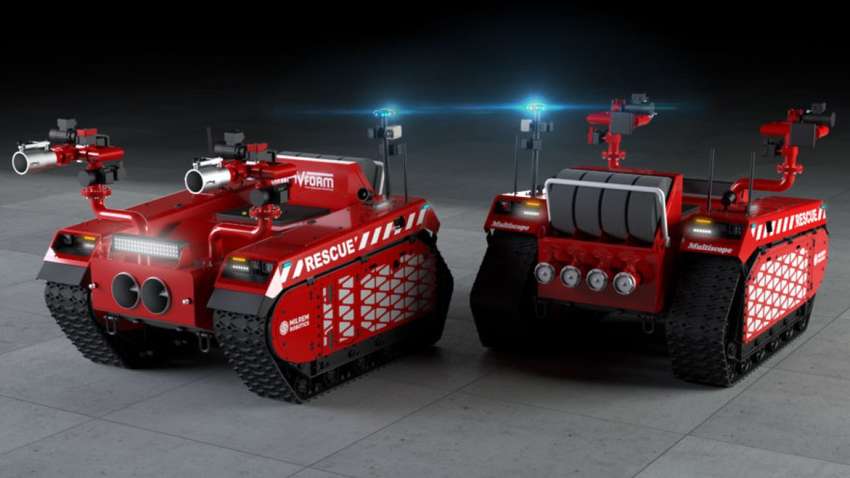 В Эстонии создали робота для тушения пожаров