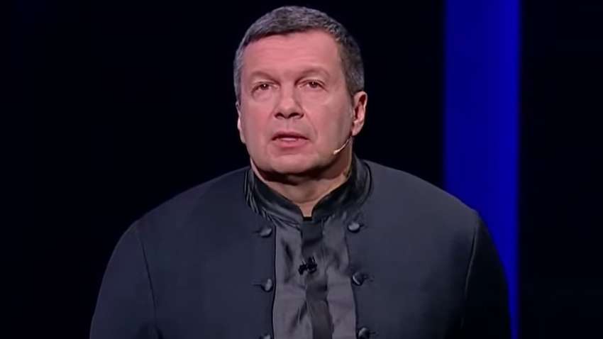 Пропагандист Соловйов скаржиться на русофобію на Заході Пропагандист Соловйов скаржиться на русофобію на Заході