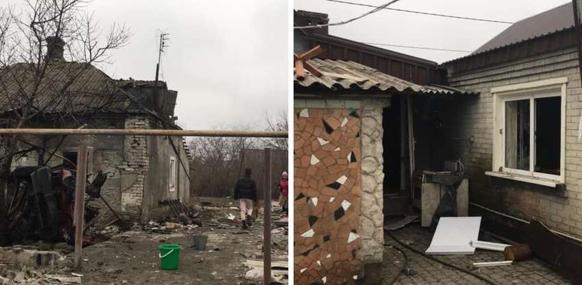 Эвакуационный транспорт, ехавший в Волноваху, попал под обстрел российских градов Эвакуационный транспорт, ехавший в Волноваху, попал под обстрел российских градов