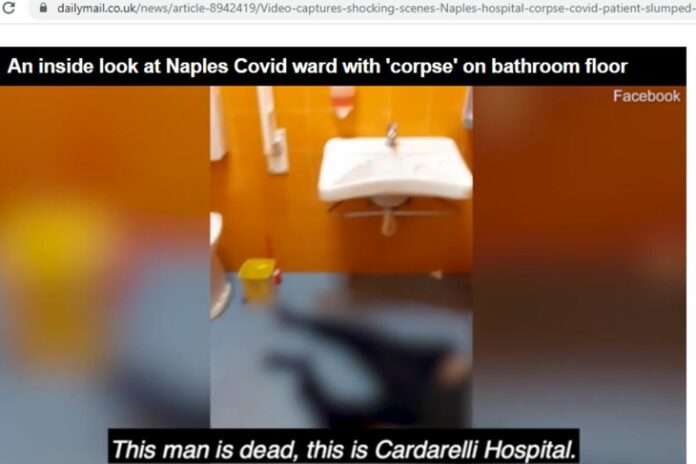 "Труп в туалеті": в лікарнях Італії ситуація вийшла з-під контролю (відео)