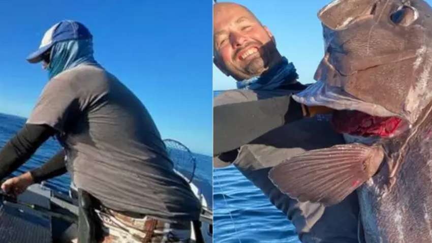 Вес – 82 килограмма: мужчина поймал рыбу гигантских размеров (ФОТО)