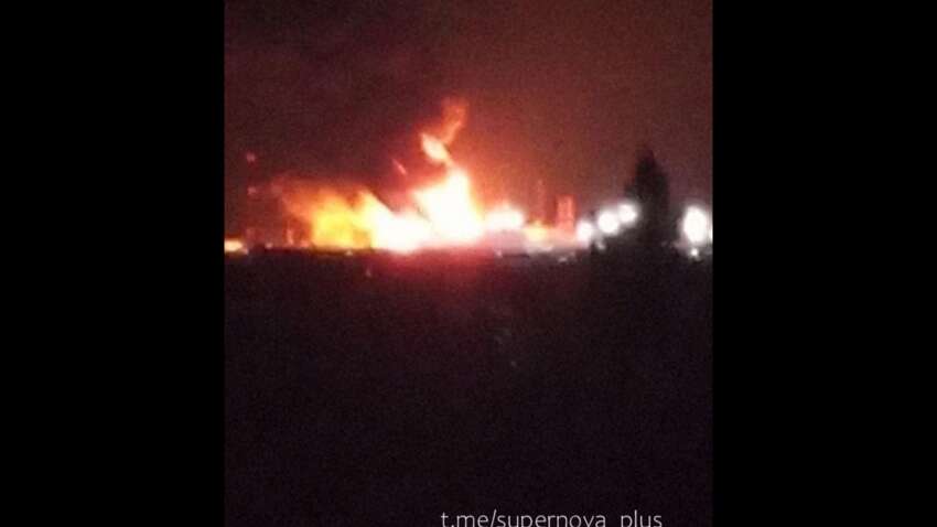 Вибухи в Росії: стовп диму та нереальна пожежа