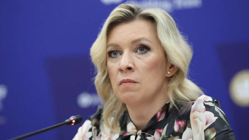 Захарова відреагувала на встановлення тризуба на монумент «Батьківщина-мати»