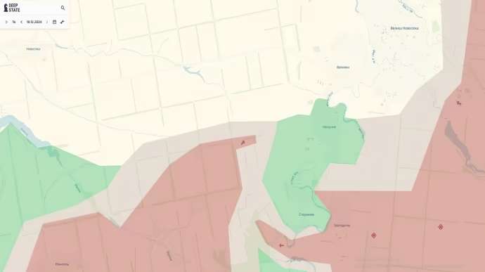 Россияне все же дожали: DeepState показал, над каким населенным пунктом развивается флаг РФ Россияне все же дожали: DeepState показал, над каким населенным пунктом развивается флаг РФ