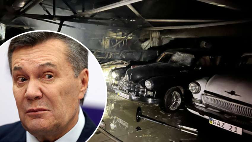 Астанавитесь: российские дроны уничтожили автопарк Януковича в Межигорье (ФОТО)