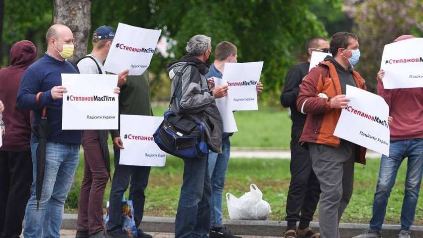 Мітинг за відставку глави МОЗ Степанова був проплаченим (ФОТО)