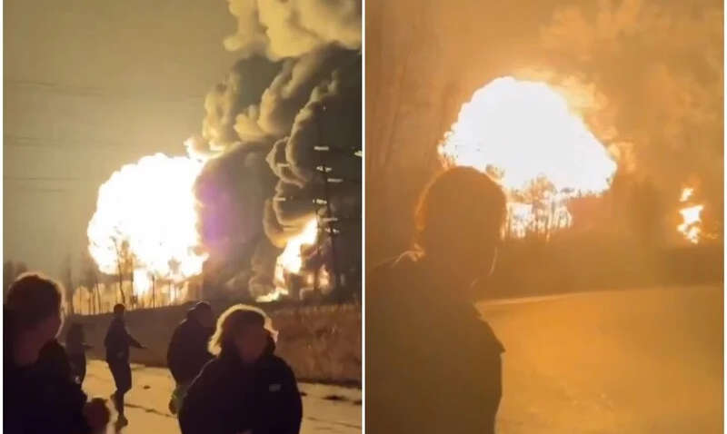 Пламя охватило Россию: что известно о массированной атаке дронов