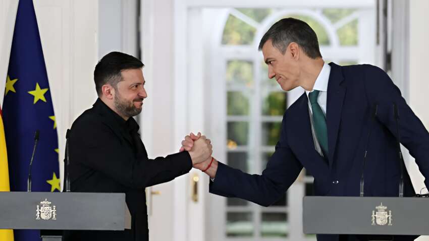 Президент Украины Зеленский совершит визит в Испанию накануне саммита ЕС