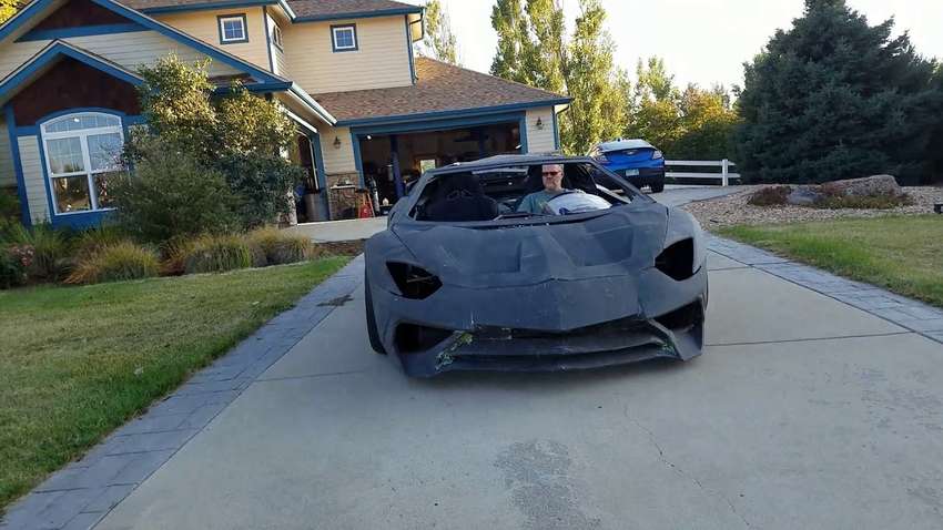 Американец напечатал автомобиль Lamborghini по просьбе сына