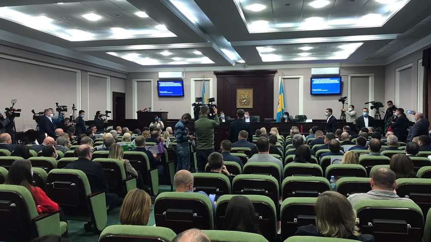 Головою Київської облради обрали Олександра Склярова від партії "Слуга народу" Головою Київської облради обрали Олександра Склярова від партії "Слуга народу"