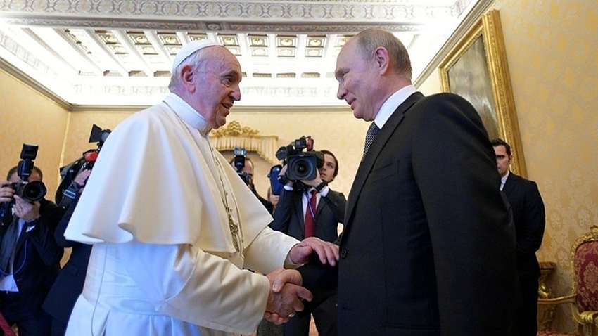 Папа Римський висловив свою думку про те, що відбувається на Донбасі