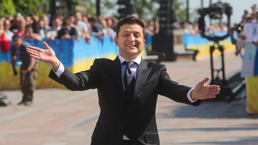 Зеленский поздравил украинцев с Днем Европы