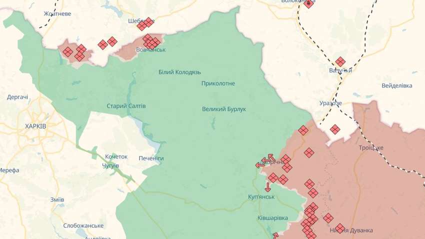 Просування на Харківщині: хто відвойовує позиції на північ від Харкова
