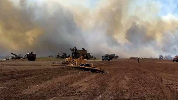 В Литве горят 12 гектаров торфяника, - ФОТО, ВИДЕО