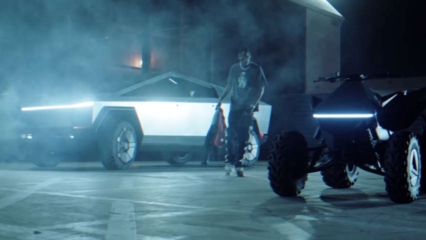 Електропікап Tesla Cybertruck засвітився в музичному кліпі