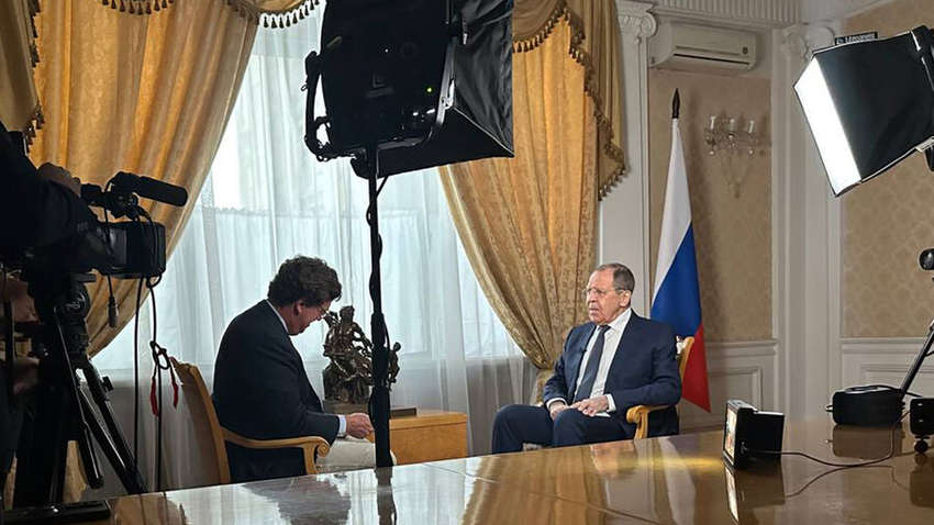 Захарова сказала, когда покажут интервью Лаврова Карлсону Захарова сказала, когда покажут интервью Лаврова Карлсону