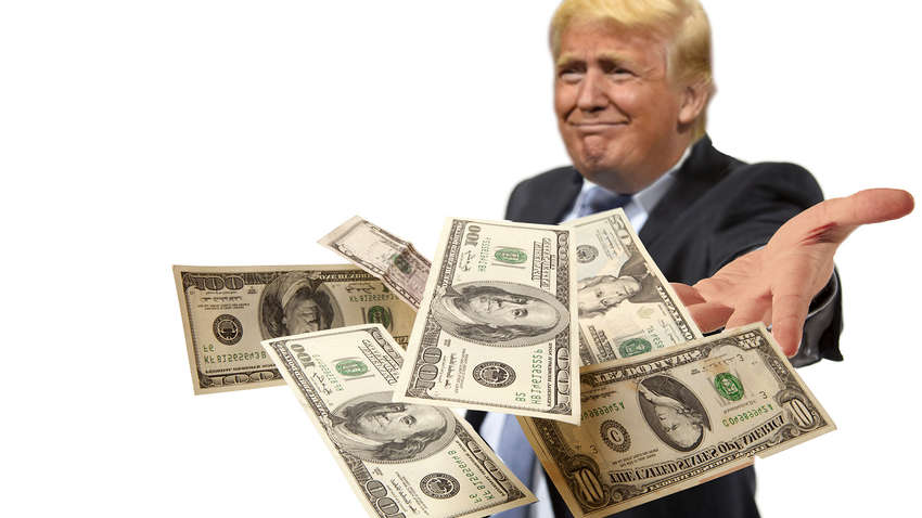 Трамп втратив за час президентства до 5 млрд доларів
