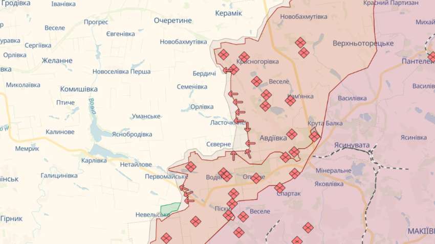 У ЗСУ назвали наступний населений пункт, який намагається захопити армія РФ після Авдіївки У ЗСУ назвали наступний населений пункт, який намагається захопити армія РФ після Авдіївки