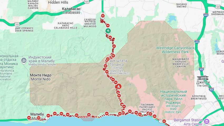 В Калифорнии продолжают гибнуть люди от пожара В Калифорнии продолжают гибнуть люди от пожара