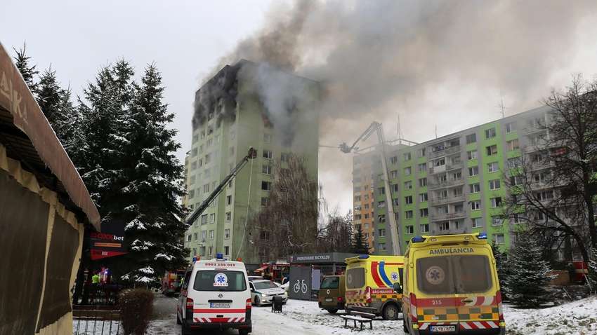 Вибух в багатоповерхівці в Словаччині: п'ятеро загиблих