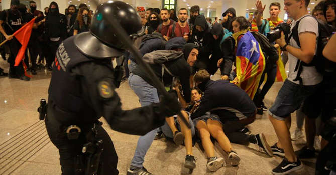 У Барселоні в ході протестів постраждали 37 осіб