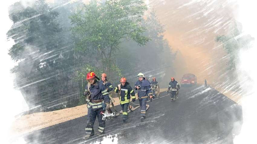 Пожары в Луганской области: устрашающие фото масштабного огня