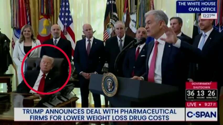 Білий дім різко відреагував на жарти, що Трамп заснув під час важливої зустрічі