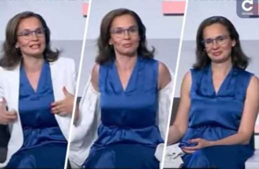 Депутат разделась в прямом эфире